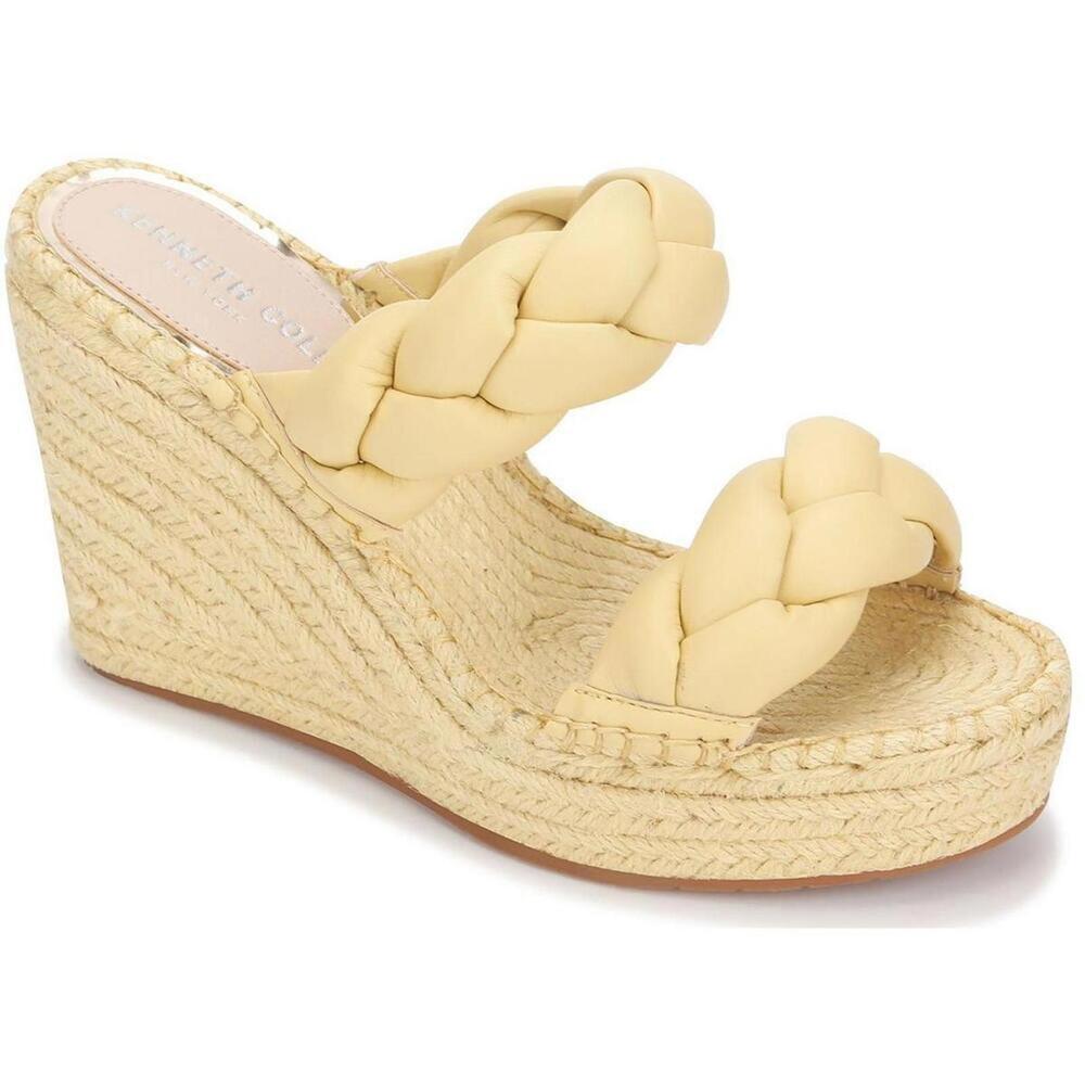 Kenneth Cole New York Womens Olivia Braid Wedge Sandals 10 - Picture 5 of 7